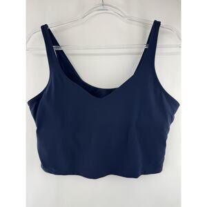 Lululemon Align Tank Top Sz 12 Blue Nulu Workout